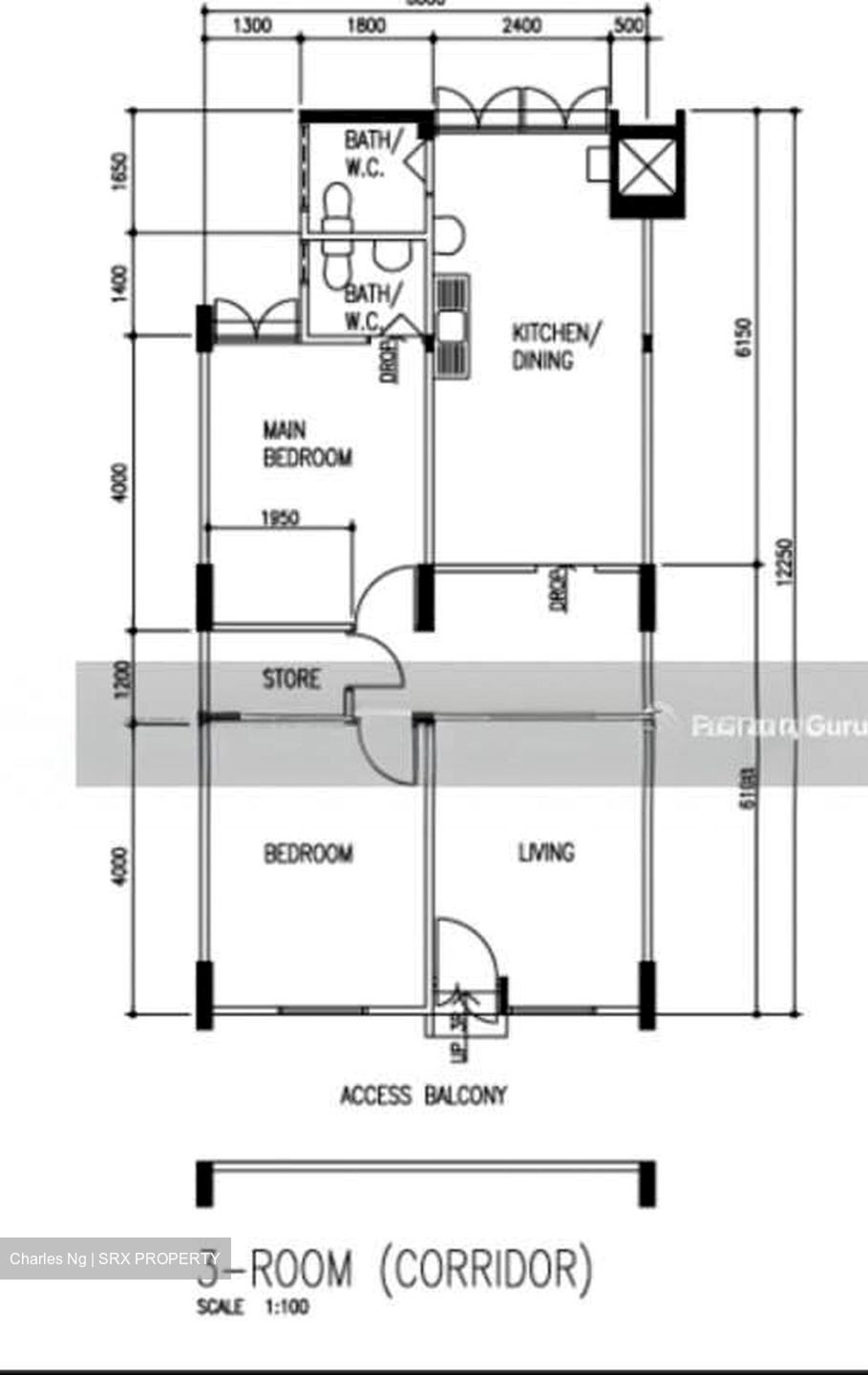 Blk 371 Clementi Avenue 4 (Clementi), HDB 3 Rooms #574001291